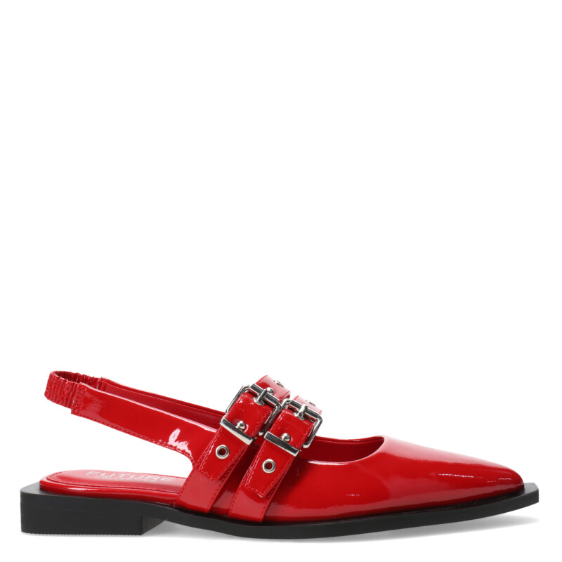 Zapato de Mujer Miss Carol LAWN en punta Rojo