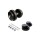 Kit 2 mancuernas cromadas + 40 kgs de Pesas 4x5Kg 6x2.5Kg 4x1.25Kg