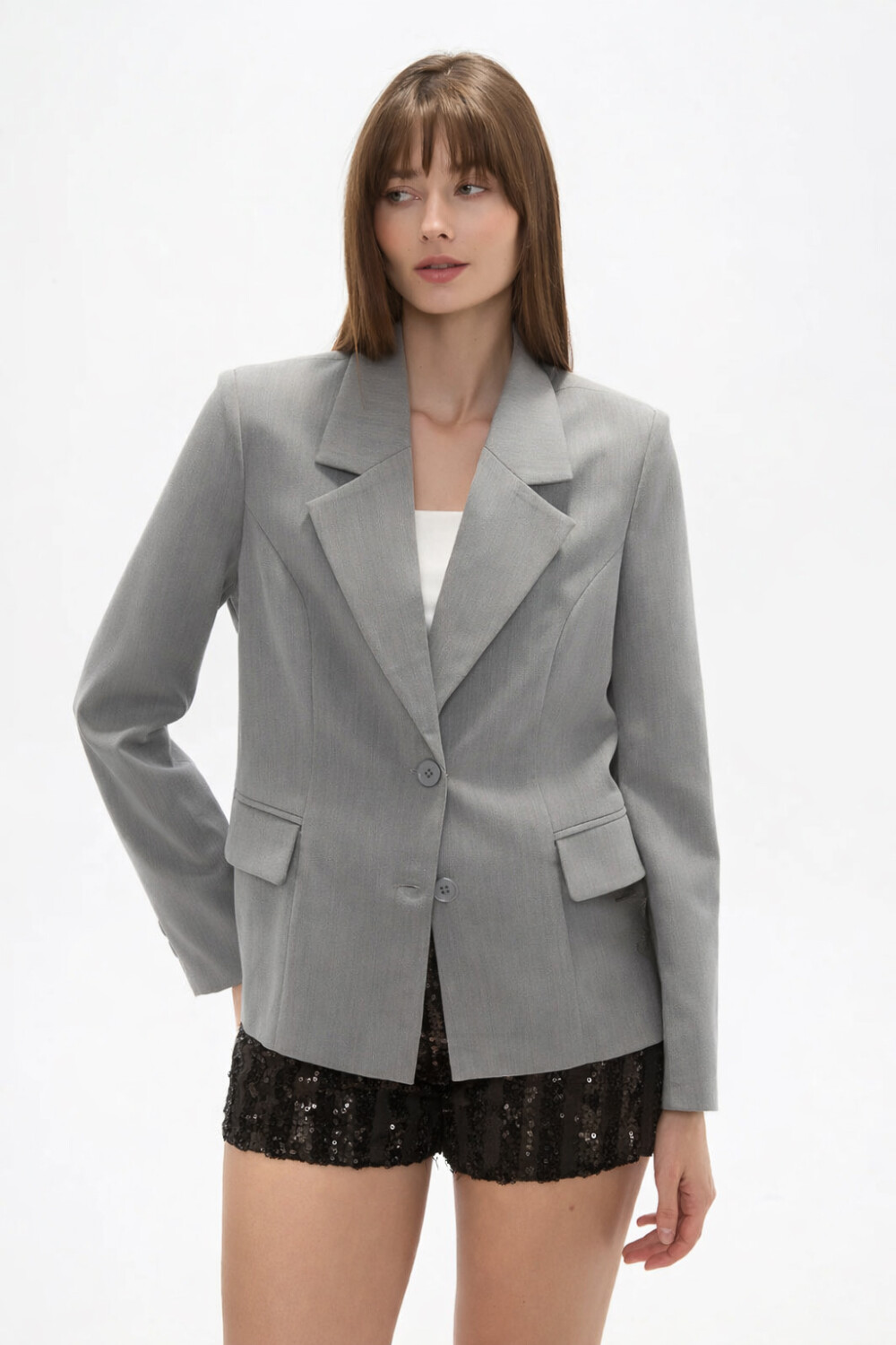 Blazer Zoreane Gris Medio