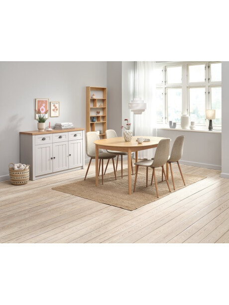 Silla de comedor BISTRUP arena/roble Silla de comedor BISTRUP arena/roble