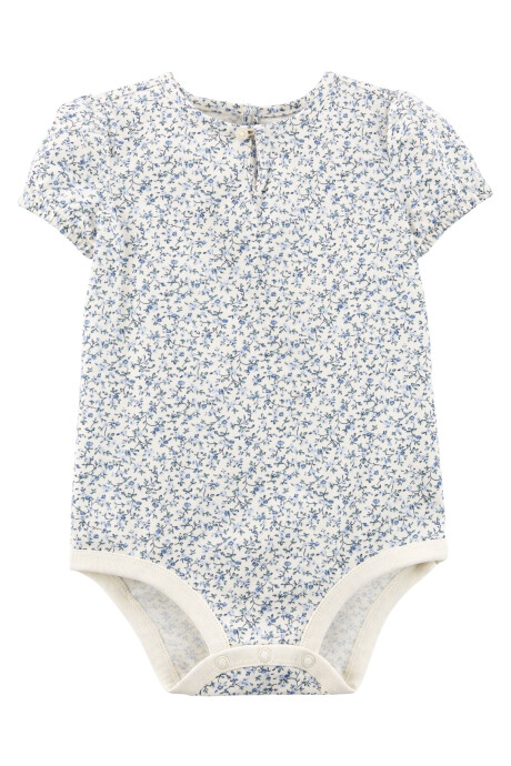 Body Manga Corta Floral 0