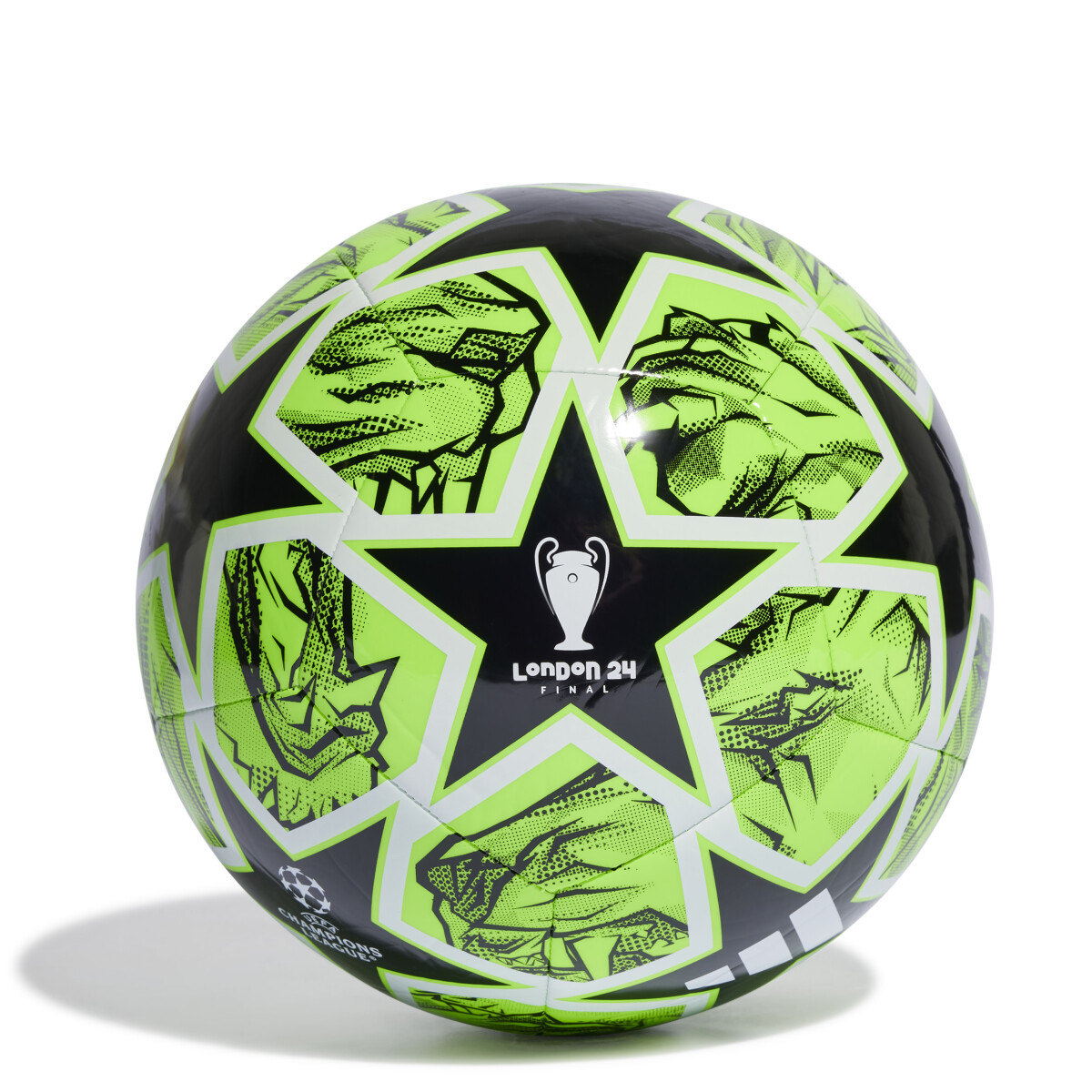 Pelota Adidas UCL Club 23/24 Knockout - Verde - Negro - Blanco 