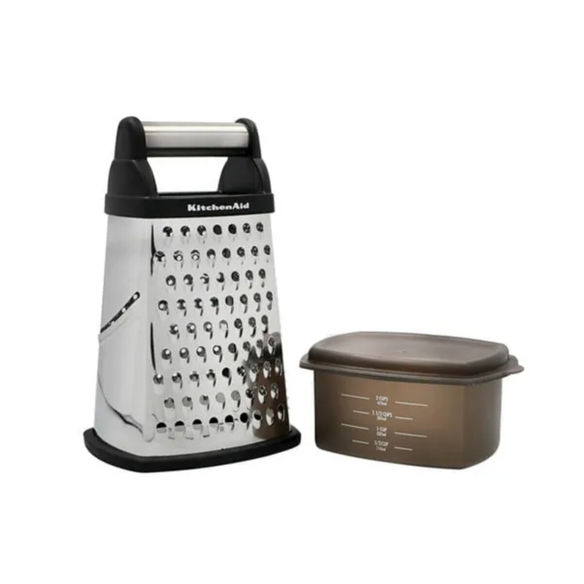 Rallador 4 Caras con Recipiente 