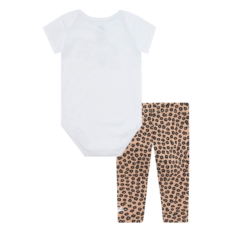 Conjunto Nike Floral Bodysuit Legging de Niños Multicolor