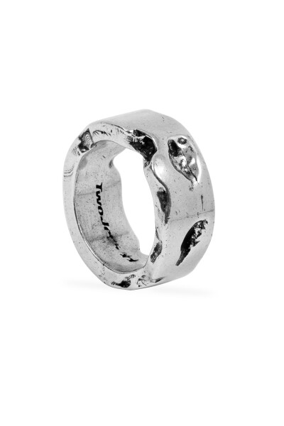 Twojeys Eroded Ring Plata Plata