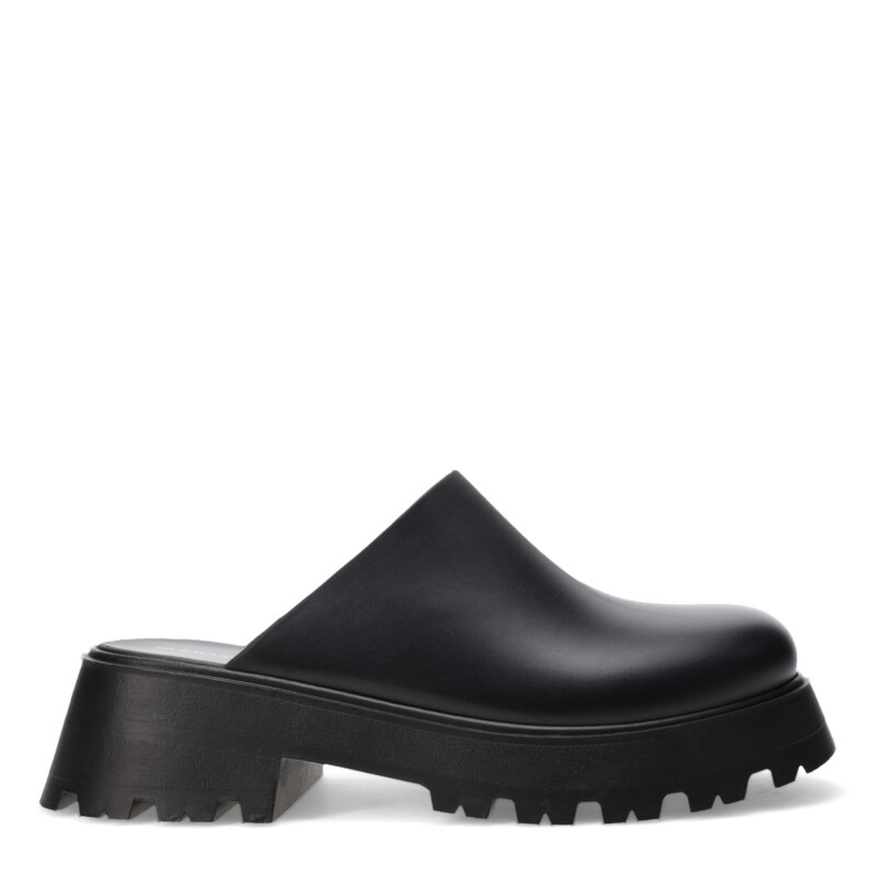 Zuecos de Mujer Miss Carol LIA con plataforma de goma Negro