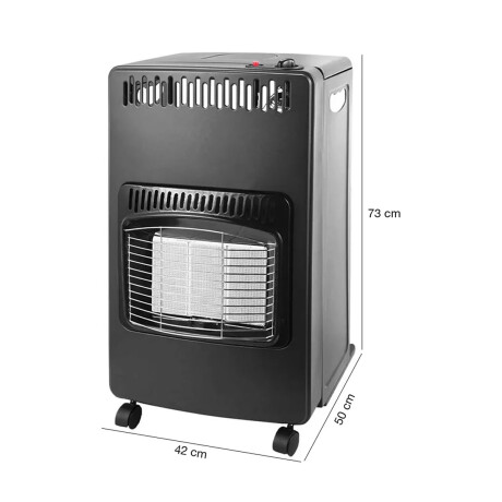 Set Estufa Gas c/Válvula Manguera + Calientacama 2 Pza Cuori Negro