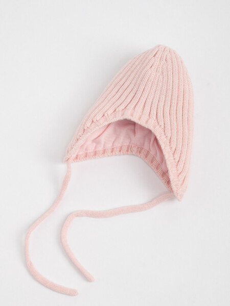 Gorro bonete de punto Rosa