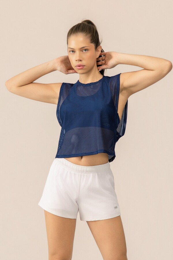 Musculosa de Red. AZUL MARINO