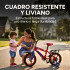 Bicicleta Infantil XMZ Rodado12 Canasto Parrilla Guardabarro Rojo 1