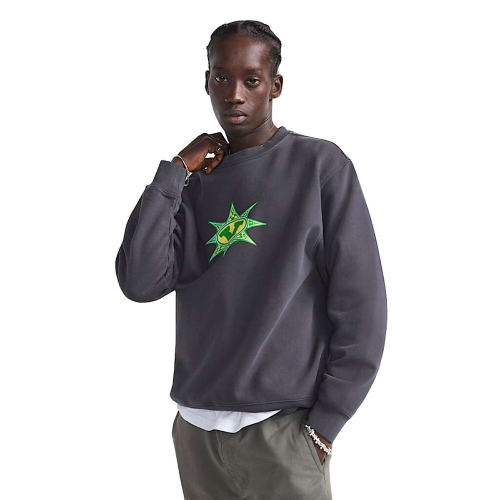 Buzo Vans Star Checker Crew Negro — Tienda Soy Santander