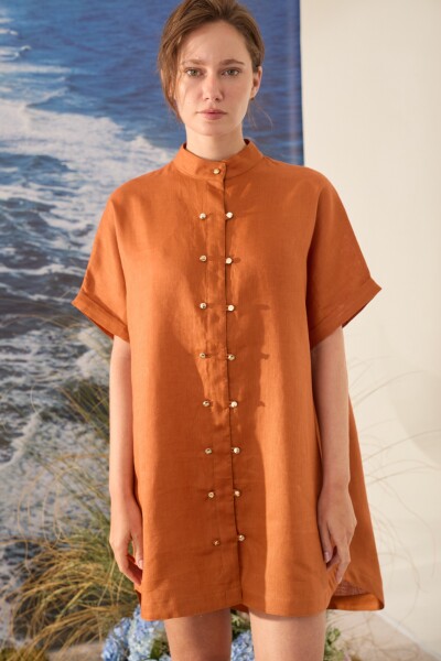 VESTIDO JAPON Terracota