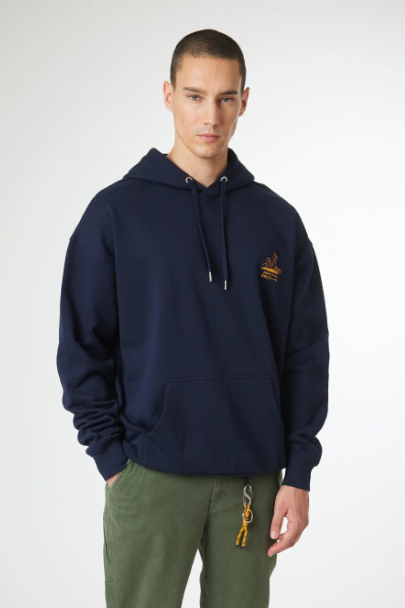 Hoodie Blue Banana - Goods Navy