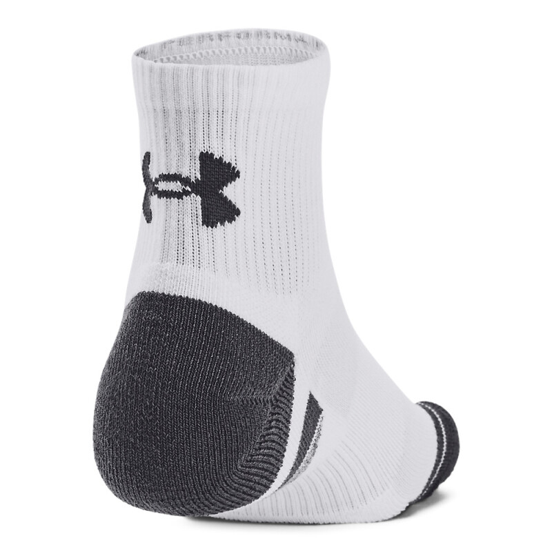UA Performance Tech 3pk Qtr-WHT WHT-100