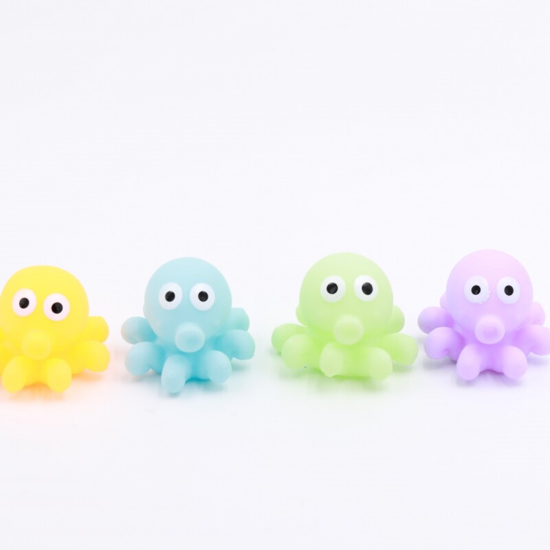 SET DE JUGUETES SONOROS (PULPO / 4 PIEZAS) SET DE JUGUETES SONOROS (PULPO / 4 PIEZAS)