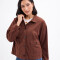 Campera pana Aluna marron