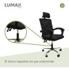 Silla Ejecutiva Ergonómica Lumax Modelo Clyde Negro