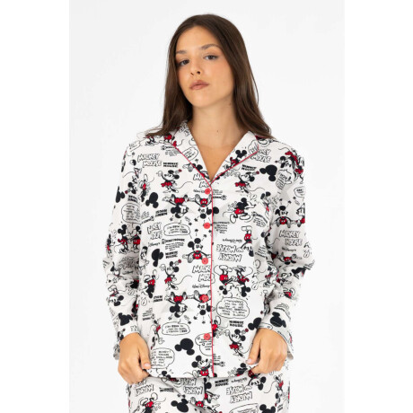 Pijama americano mickey Blanco