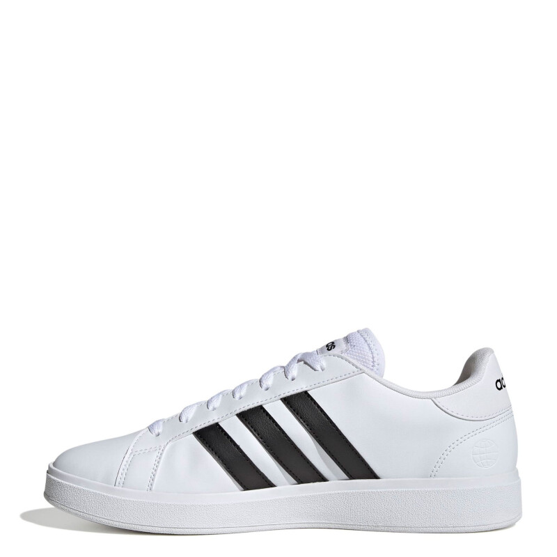 Championes de Hombre Adidas Grand Court Base 2.0 Blanco - Negro
