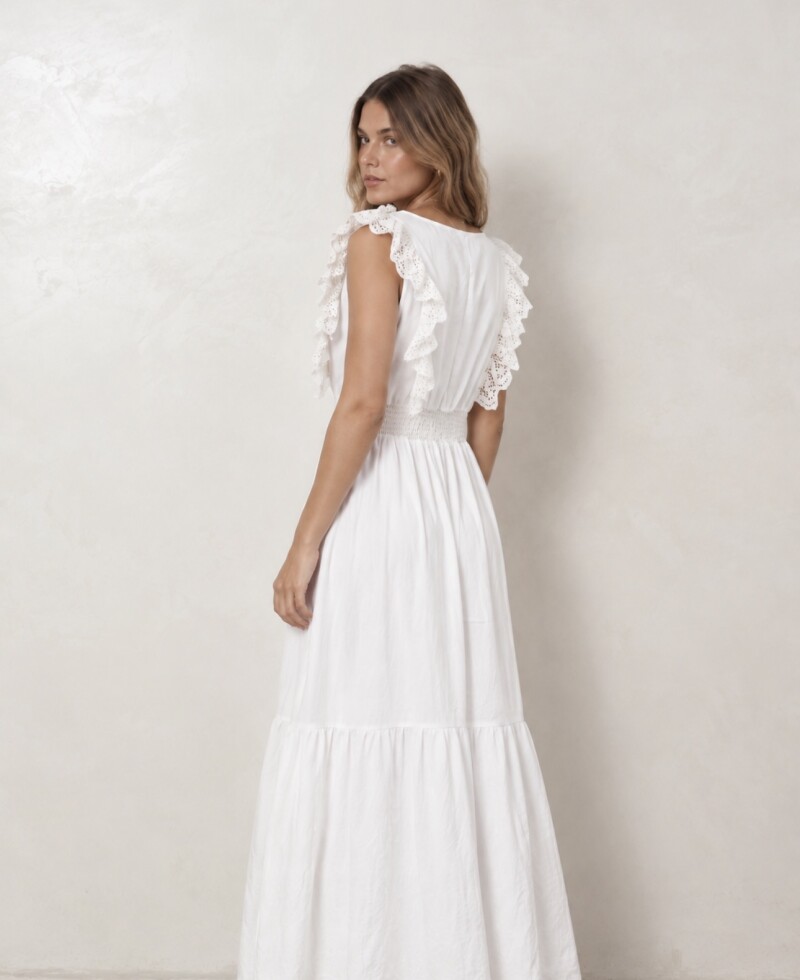 Vestido Amanda blanco