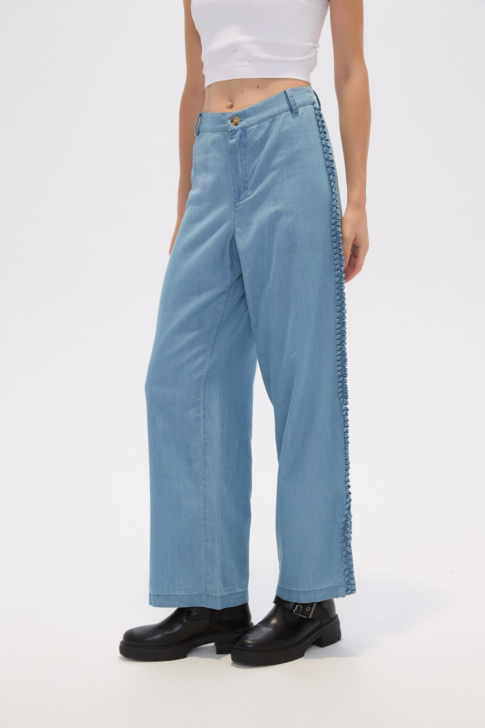 Pantalon Boliner Azul Claro