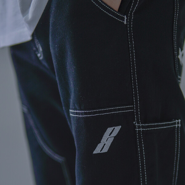 Pantalon Pulau Gabardina SK8 Men Negro