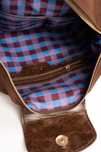 Cartera Con Charm Chocolate