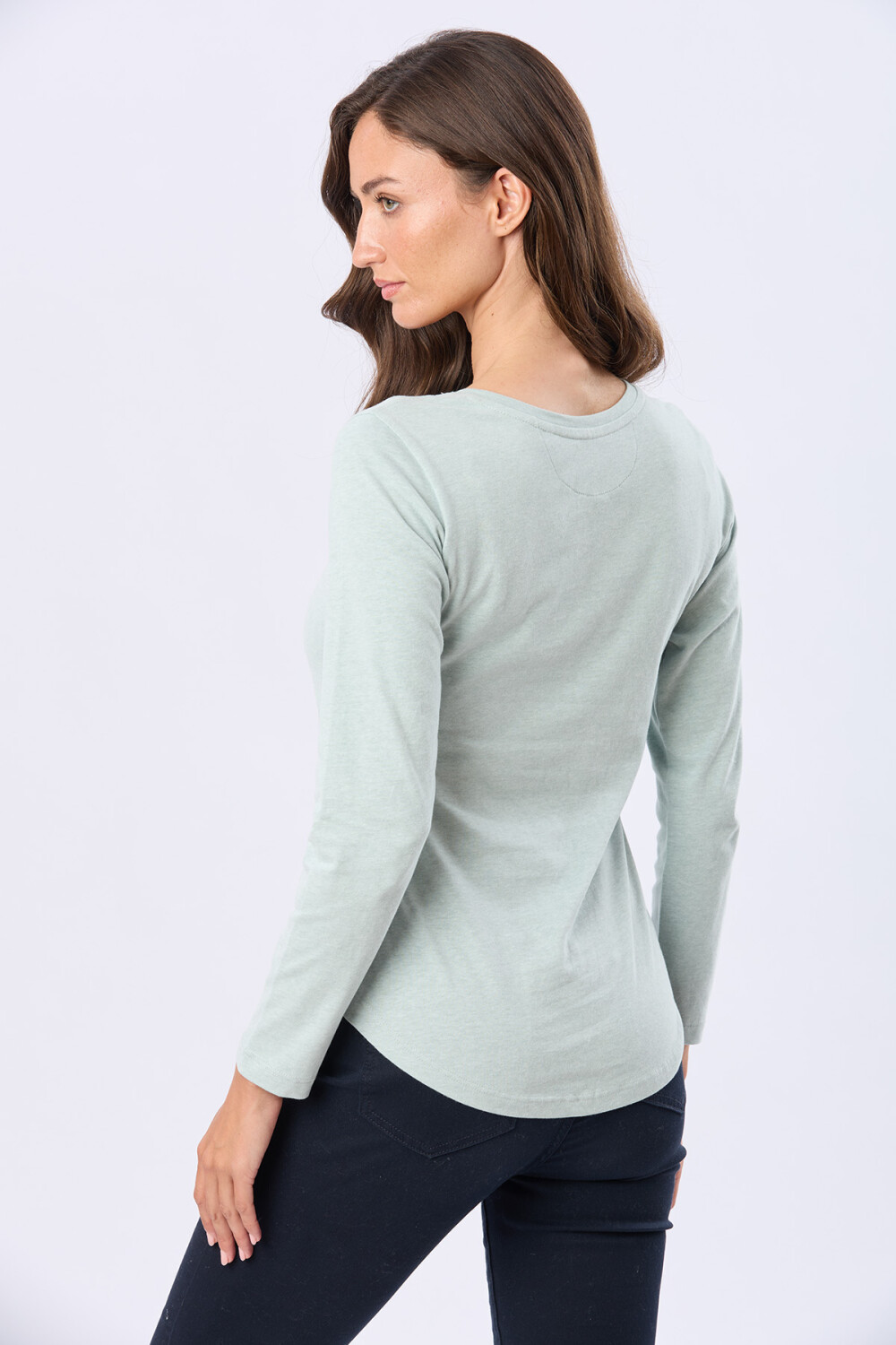 REMERA LISA DE ALGODÓN Verde