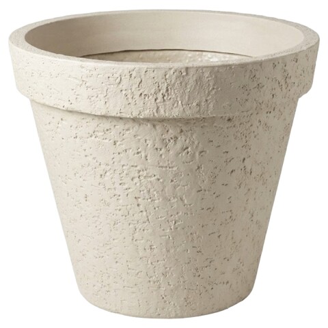 MACETERO PLAST BEIGE 80CM Unica