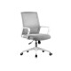 Silla de Escritorio Oficina Lumax Ryan Gris/Blanco