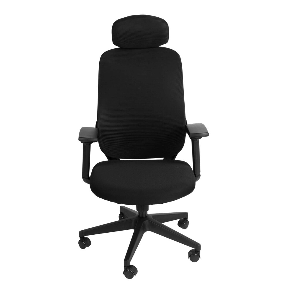 SILLA DE OFICINA MALLA NEGRO DAMASCO