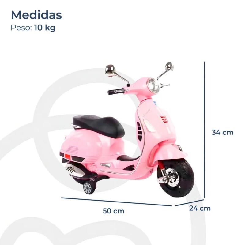 Moto Vespa A Batería 6 Volt Bebesit Moto Vespa A Batería 6 Volt Bebesit