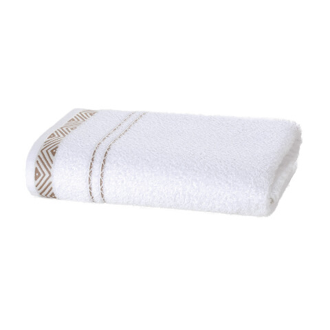 Toalla Mano Dohler Jacquard Premium 50 x 80 cm 100% Algodón 7681 - BLANCO