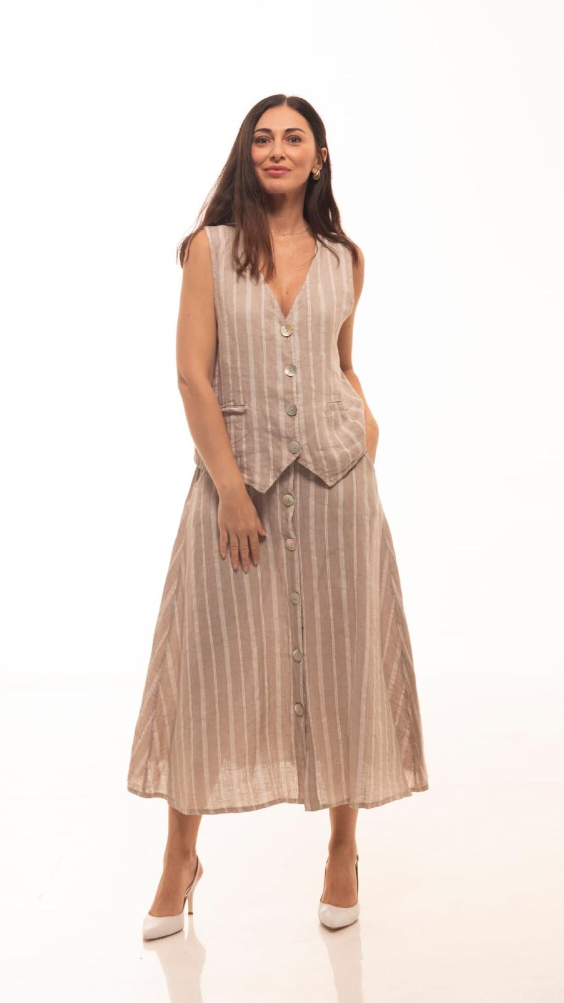 Falda Calabria Beige