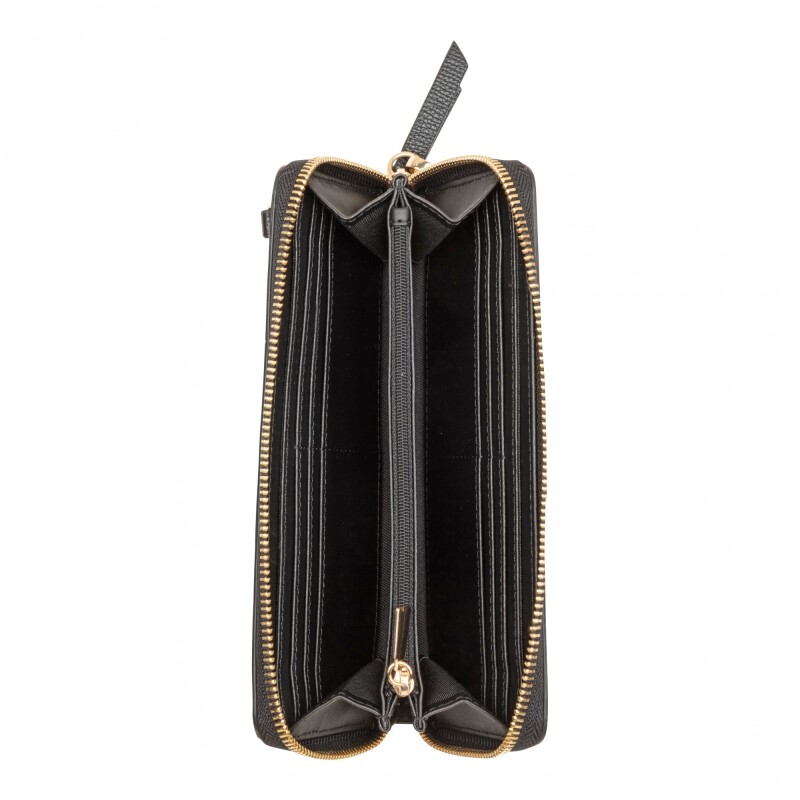 Small Leather Goods Luela Zip Arnd WRSLT WLLT Black