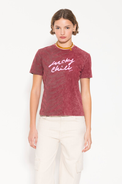 REMERA LUCKY Bordo