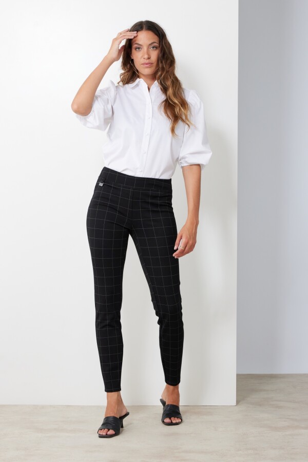 Pantalon Cuadros NEGRO/BLANCO