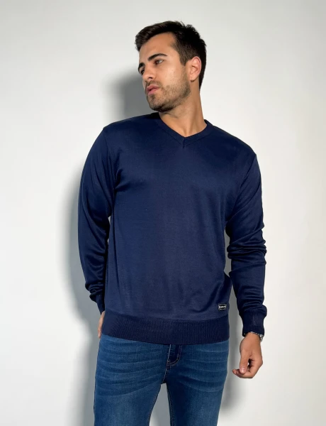 Sweater tejido Amaru Azul