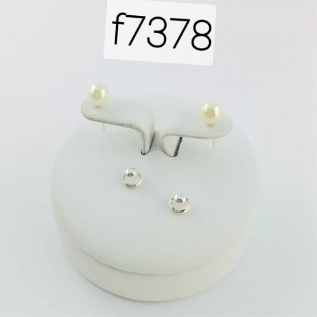 Caravanas de Plata 925 con Perlas de Fantasía. Caravanas de Plata 925 con Perlas de Fantasía.