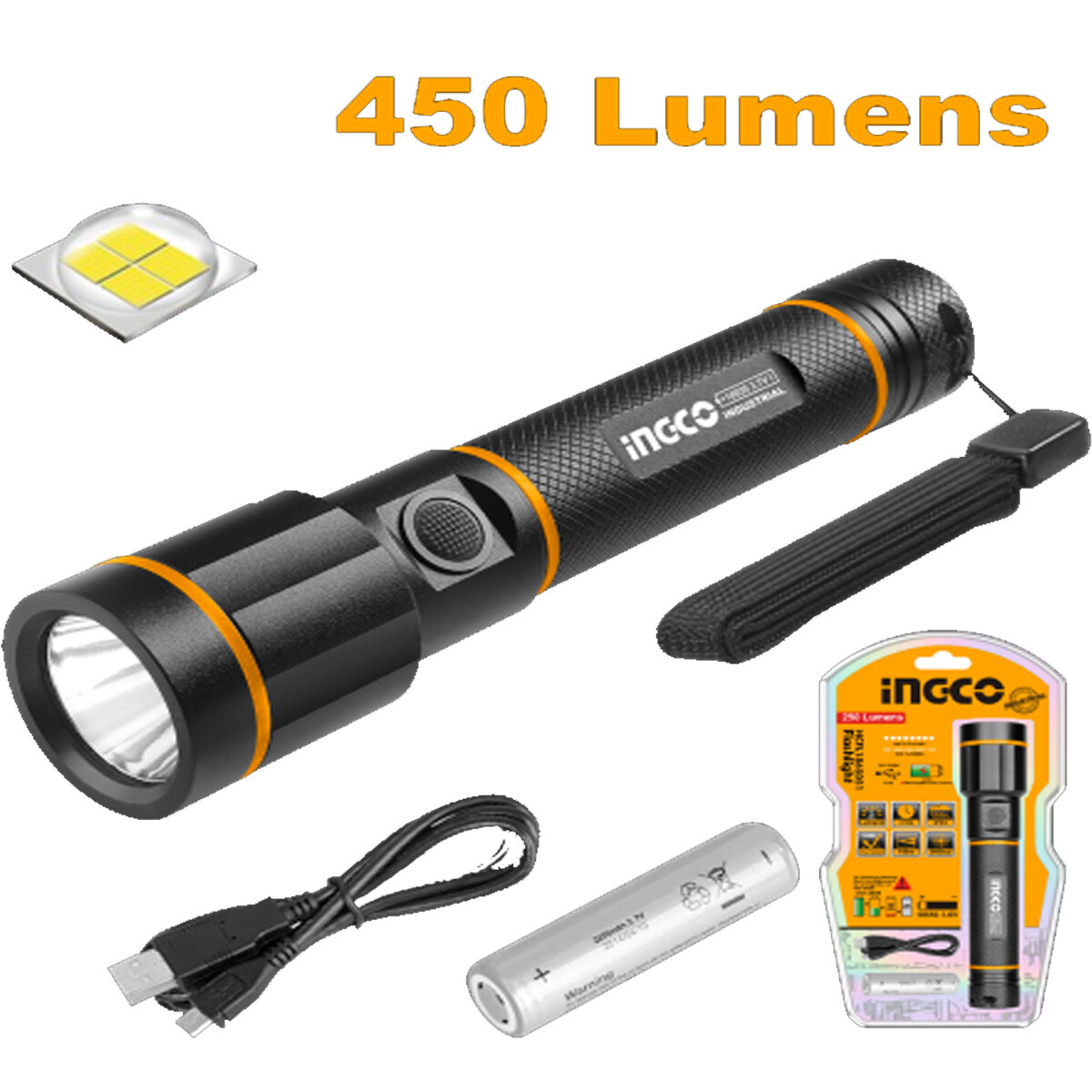 LINTERNA INGCO HCFL1865051 
