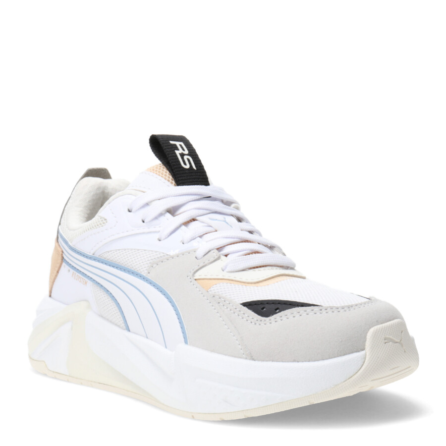 Championes de Mujer Puma RS Pulsoid Wns Blanco - Gris - Anaranjado