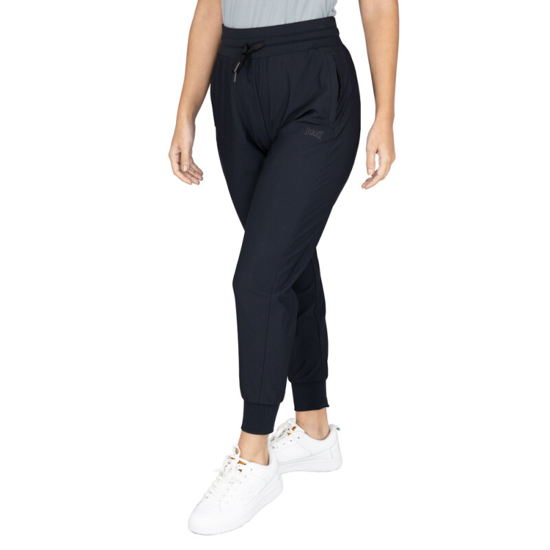 PANT FEM POLY/ELAST EVERLAST WARP ZIP BK W6 S NEGRO