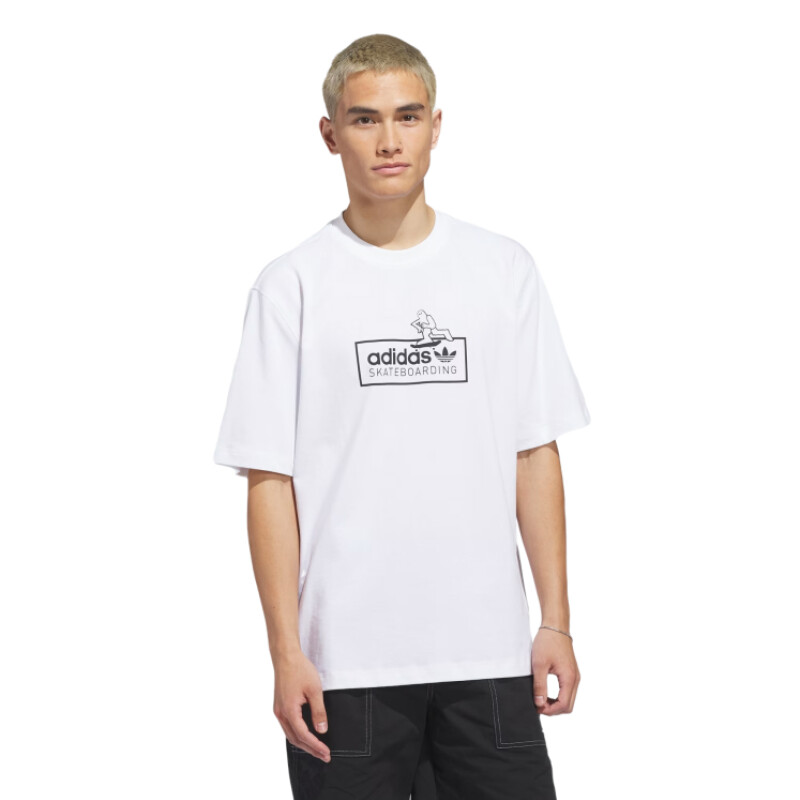 Remera Adidas Gonz Gra Tee 3 - Blanco Remera Adidas Gonz Gra Tee 3 - Blanco