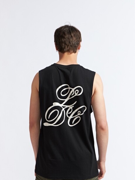 MUSCULOSA DIEGO NEGRO PRINT