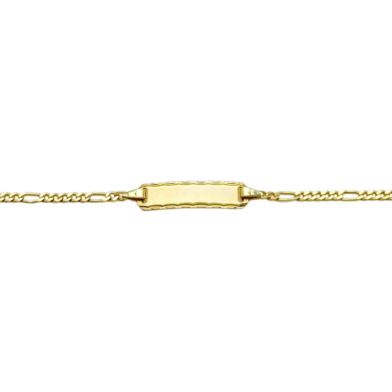 Pulsera Identidad Cartier -Oro bajo-Sin Piedra-PU8085 sinpiedra