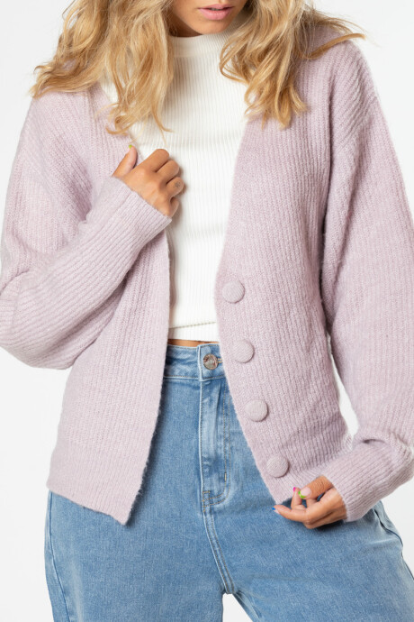 CARDIGAN PRETI RUSTY Lila