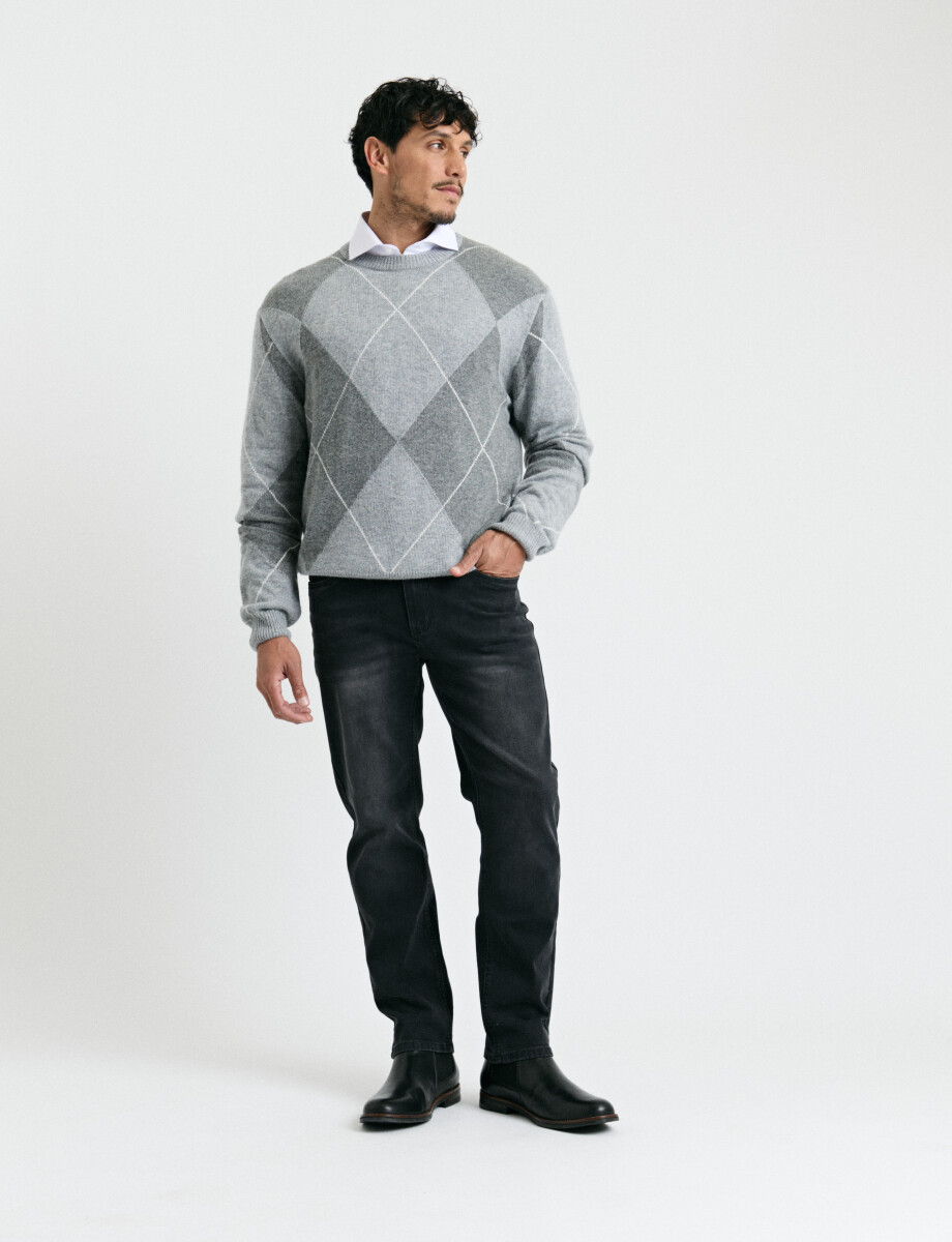 470752 SWEATER HARRY Gris Medio
