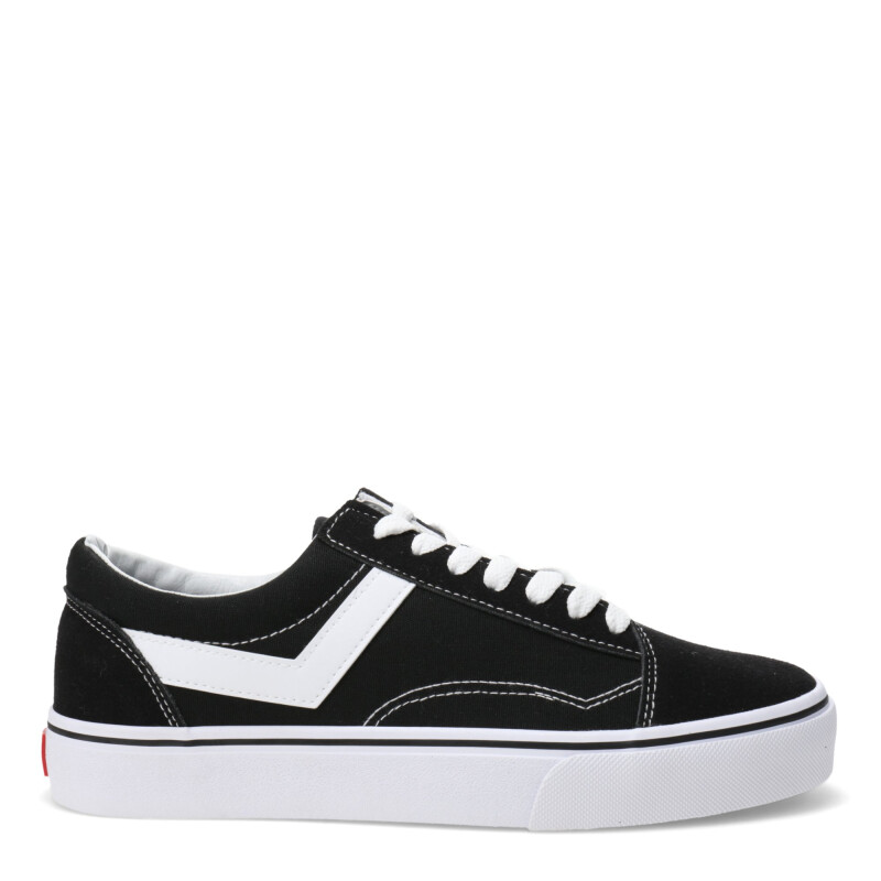 Championes de Hombre PONY Old School Canvas Low Negro