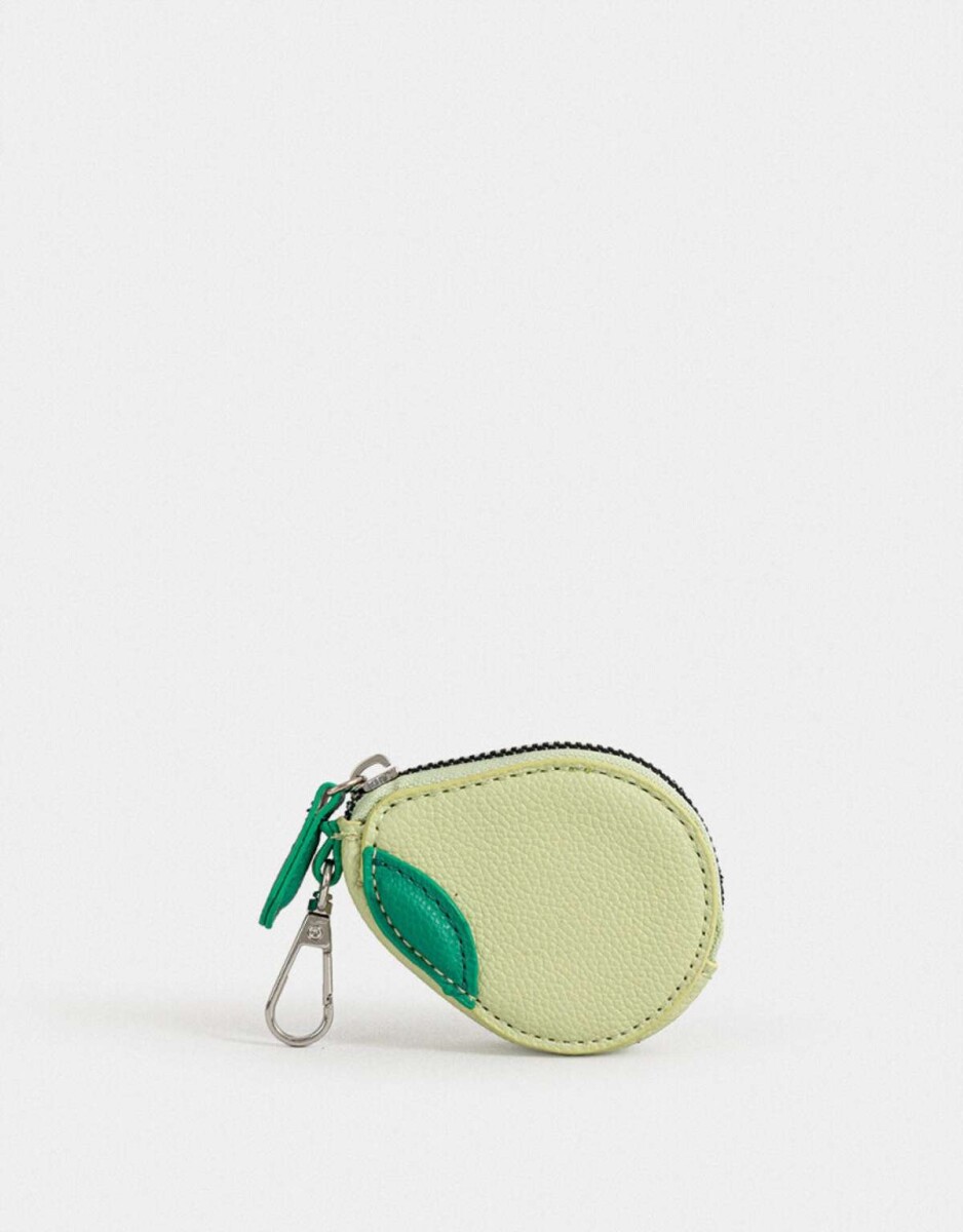 Monedero Cuerina Fruta - Verde Lima 