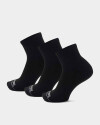 Medias Core HC Quarter 3 Pack Unisex Black